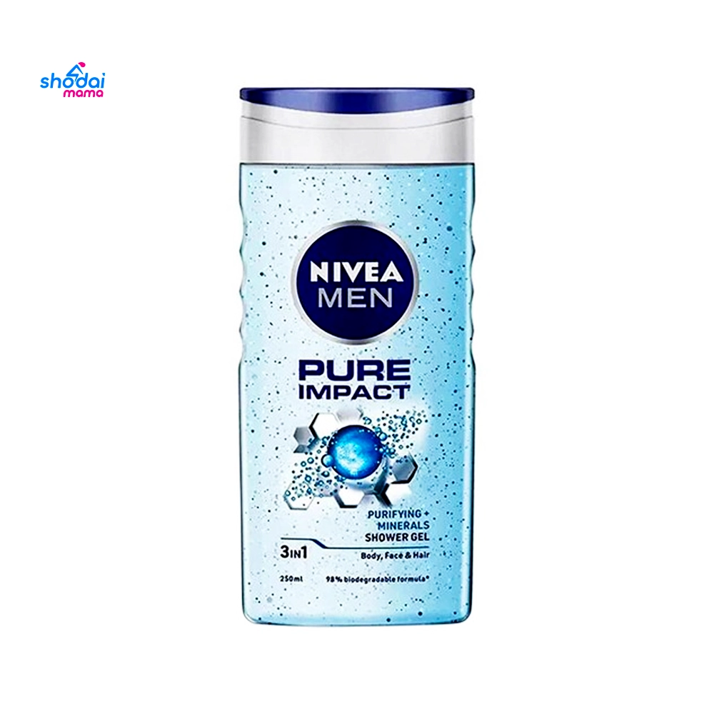 Nivea Men Pure Impact Shower Gel 250 ml